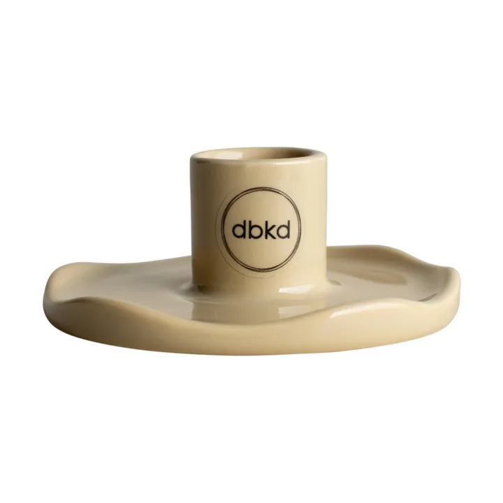 Wave ljusstake - Shiny yellow - DBKD