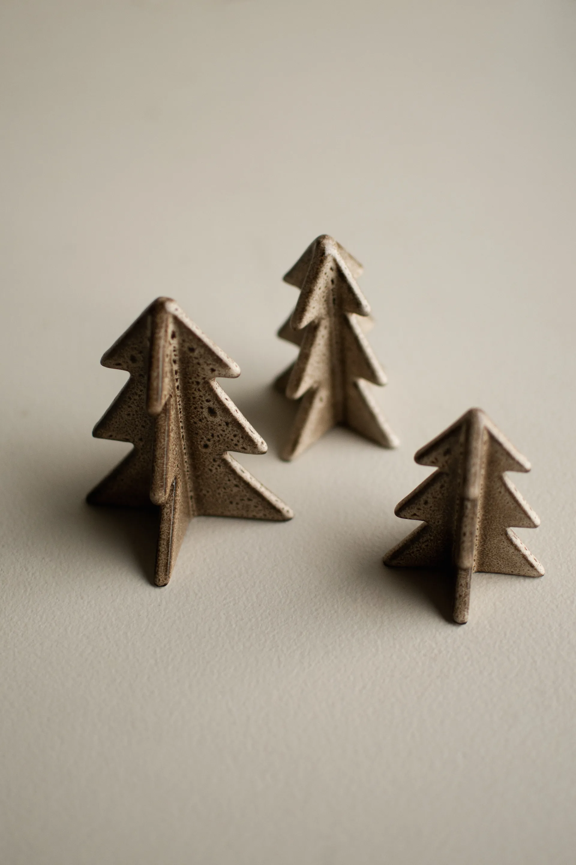 Winter tree dekoration, Beige, 9,5 cm DBKD