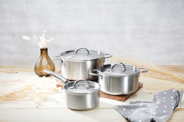 de Buyer Alchimy grytset med lock 6 delar - Rostfritt stål - De Buyer