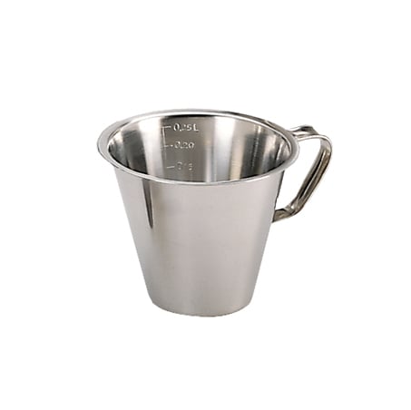 De Buyer liten måttkanna 0,25 l | Skandinavisk Design | Måttsatser | Silverfärgad