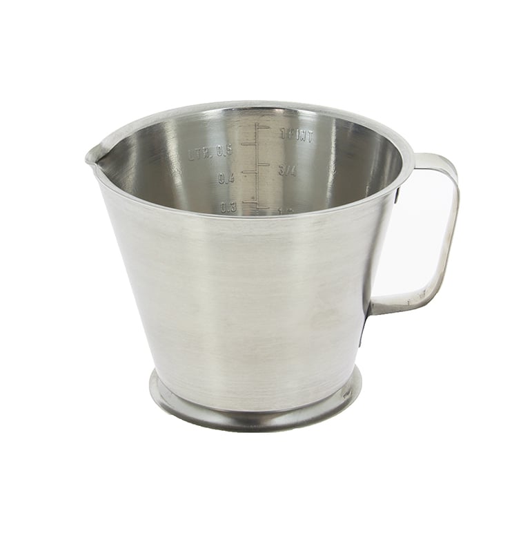 De Buyer måttkanna 0,5 l | Skandinavisk Design | Måttsatser | Silverfärgad