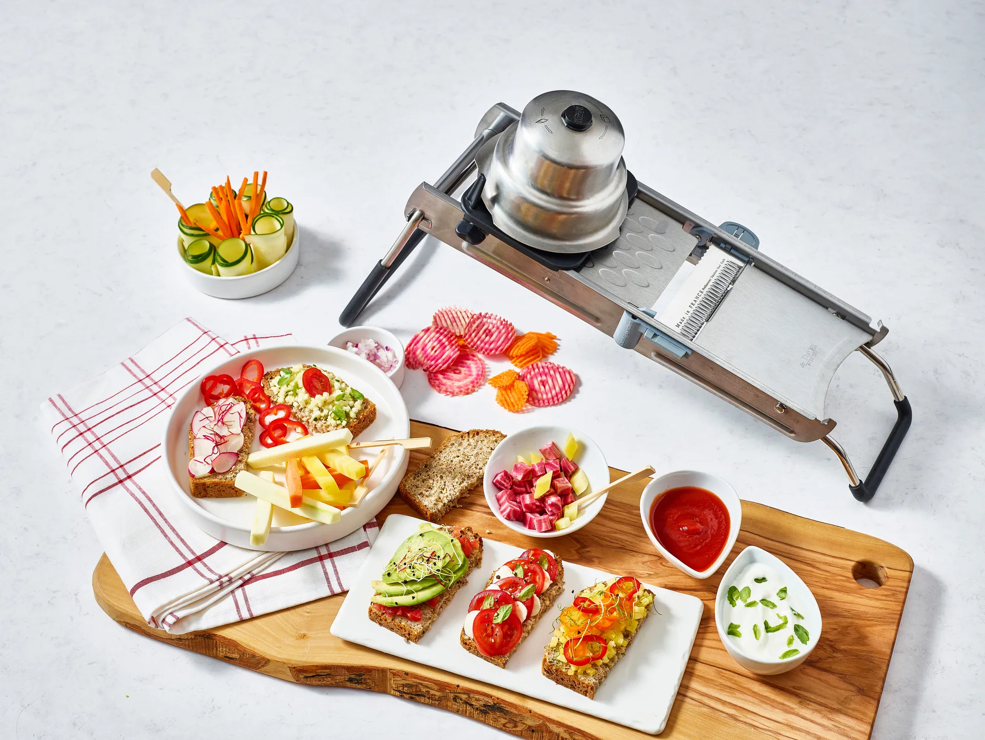 De Buyer Revolution mandolin, Grå De Buyer