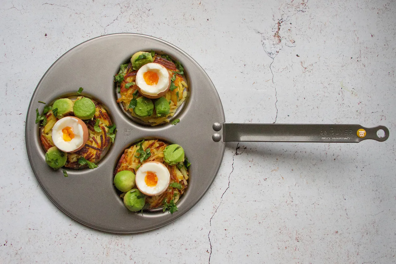 Mineral B plättpanna, 27 cm De Buyer