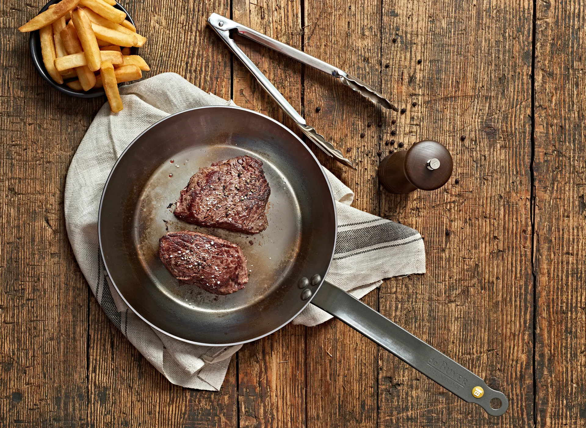 Mineral B stekpanna, 28 cm De Buyer