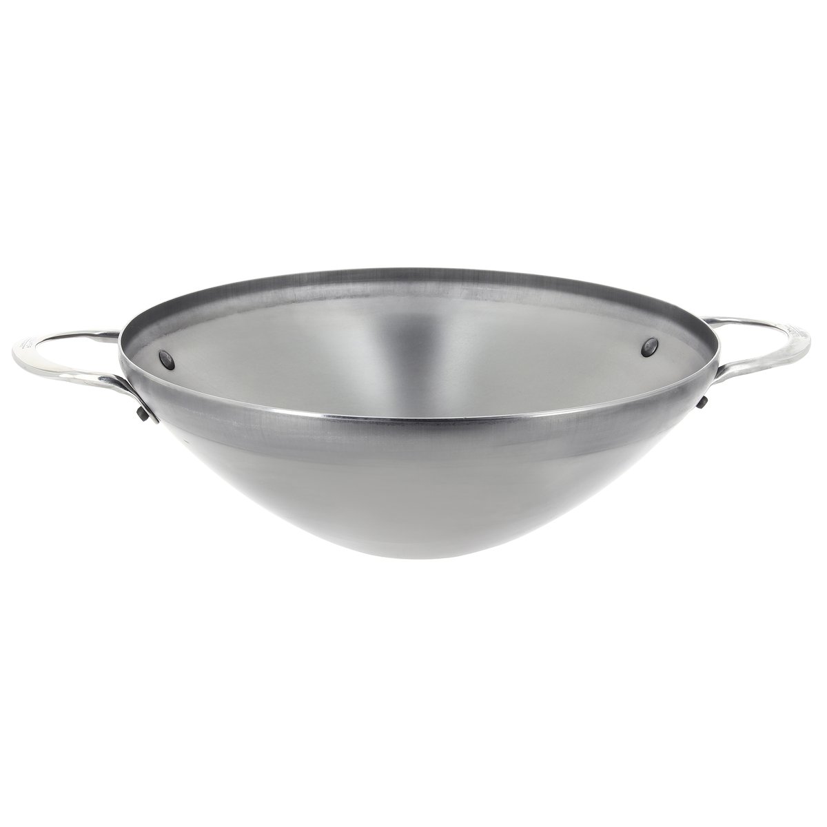 De Buyer Mineral B wokpanna med handtag 28 cm | Skandinavisk Design | Wokpannor | Silverfärgad