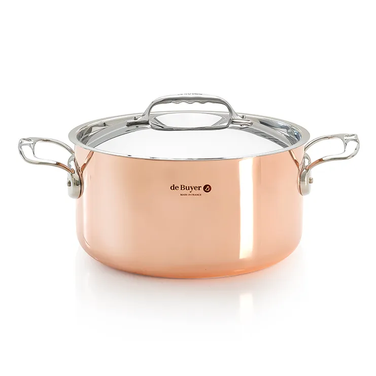 De Buyer Prima Matera gryta med lock induktion 24 cm