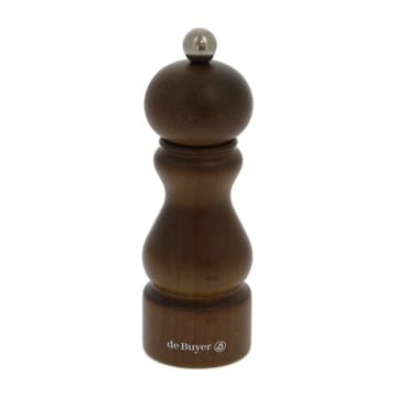 Rumba salt- och pepparkvarn keramisk 14 cm - Mörkbrun - De Buyer