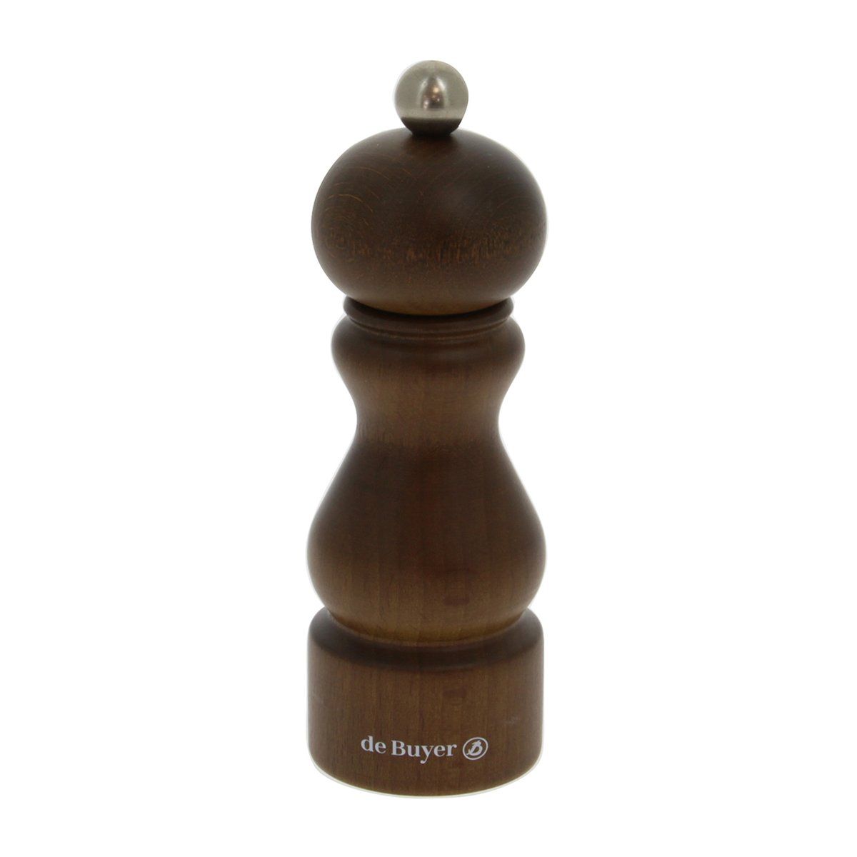 De Buyer Rumba salt- och pepparkvarn keramisk 14 cm Mörkbrun