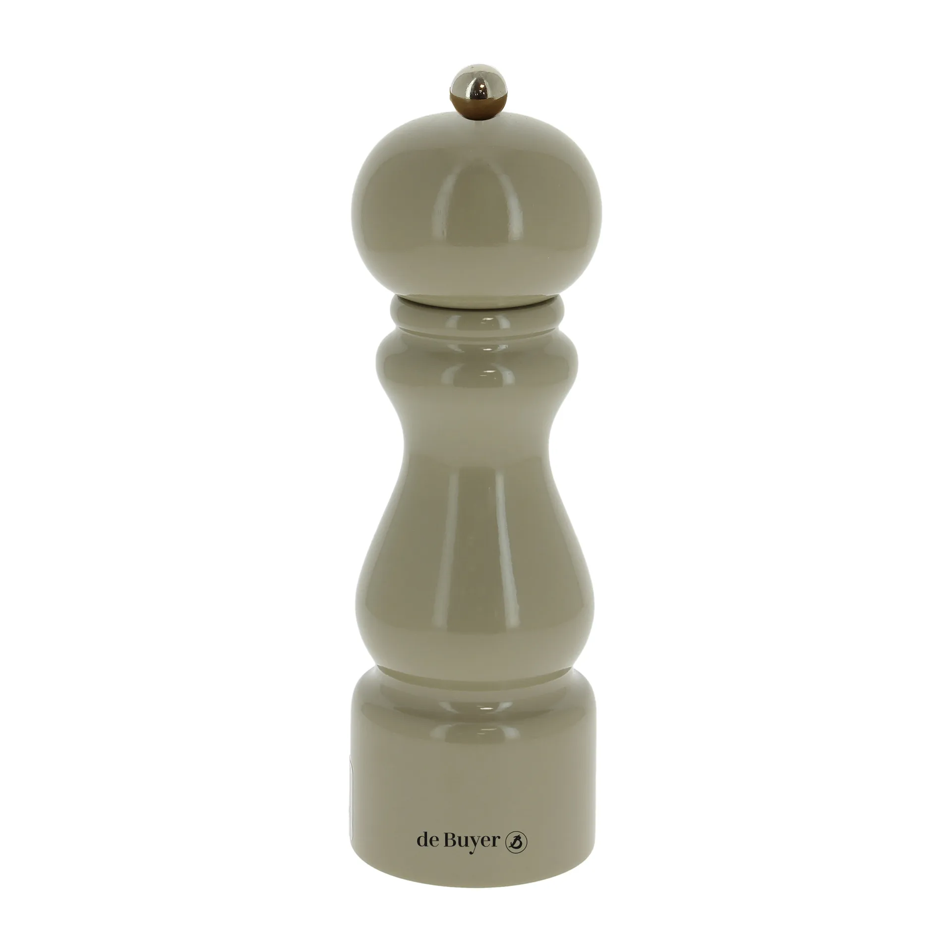 Rumba salt- och pepparkvarn keramisk 20 cm, Greige-blank De Buyer