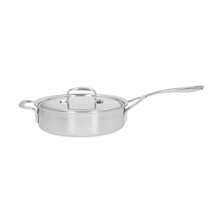 5-Plus traktörpanna med lock rostfritt stål - Ø24 cm - Demeyere