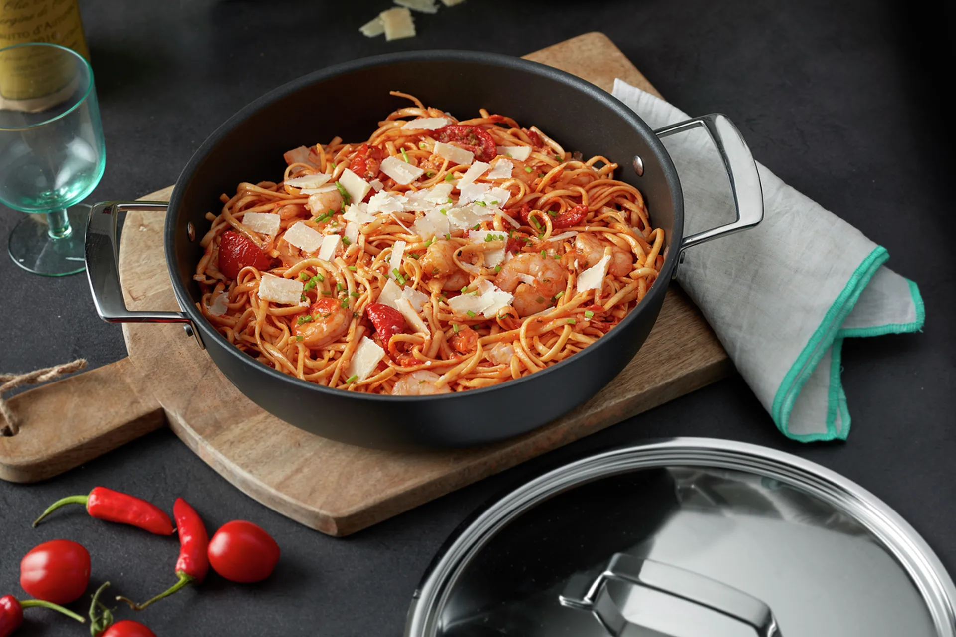 Demeyere Alu Pro traktörpanna, Svart Demeyere