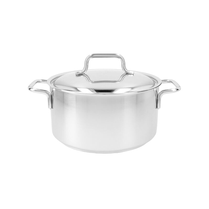 Demeyere Apollo 7 gryta låg rostfritt stål 3 L | Skandinavisk Design | Grytor | Silverfärgad