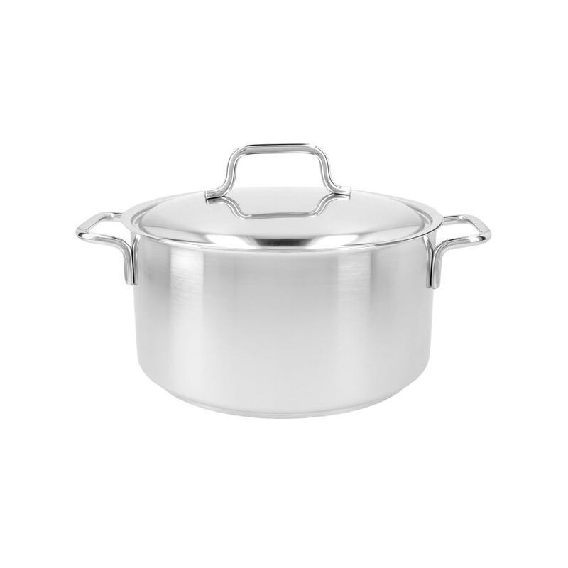 Demeyere Apollo 7 gryta låg rostfritt stål 4 L | Skandinavisk Design | Grytor | Silverfärgad