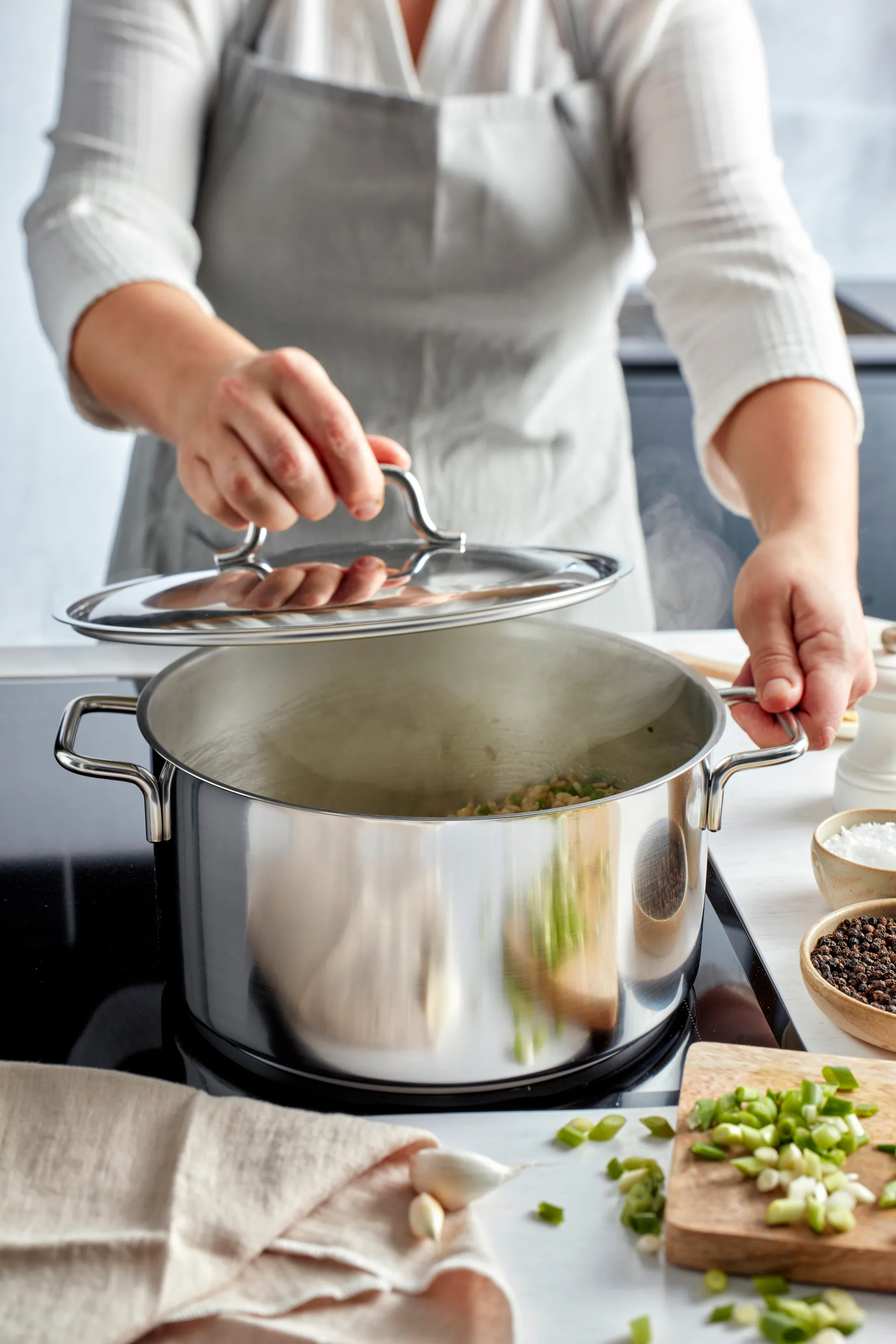 Demeyere Apollo 7 gryta låg rostfritt stål, 4 L Demeyere