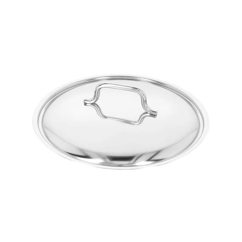 Demeyere Apollo 7 lock rostfritt stål Ø24 cm | Skandinavisk Design | Lock & Tillbehör | Silverfärgad