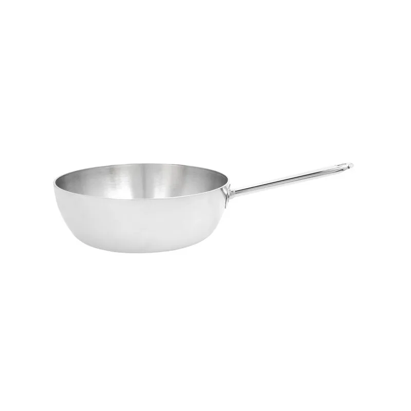 Demeyere Apollo 7 sauteuse rostfritt stål Ø28 cm | Skandinavisk Design | Traktörpannor & Sauteuser | Silverfärgad