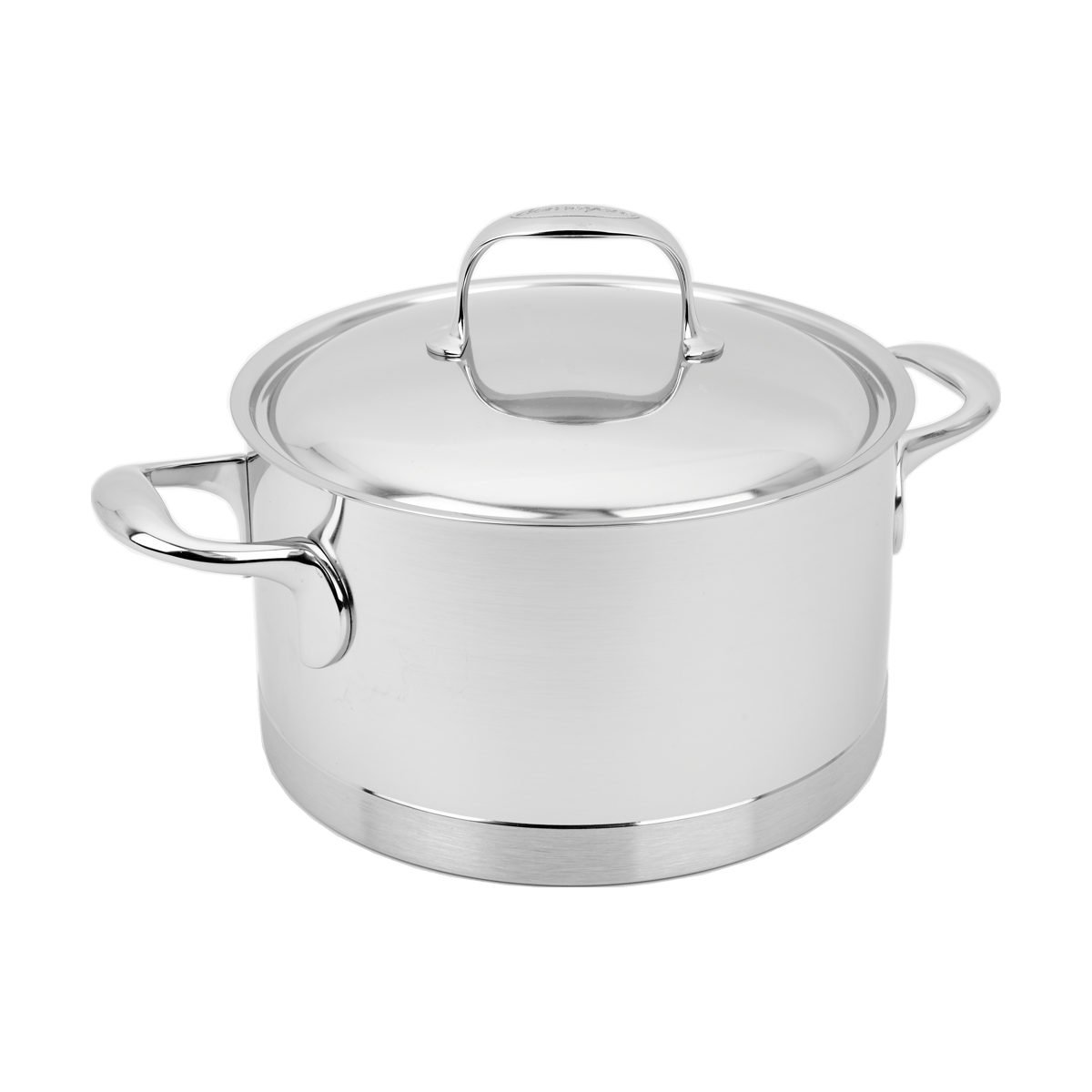 Demeyere Atlantis 7 gryta låg rostfritt stål 1,5 L | Skandinavisk Design | Grytor | Silverfärgad
