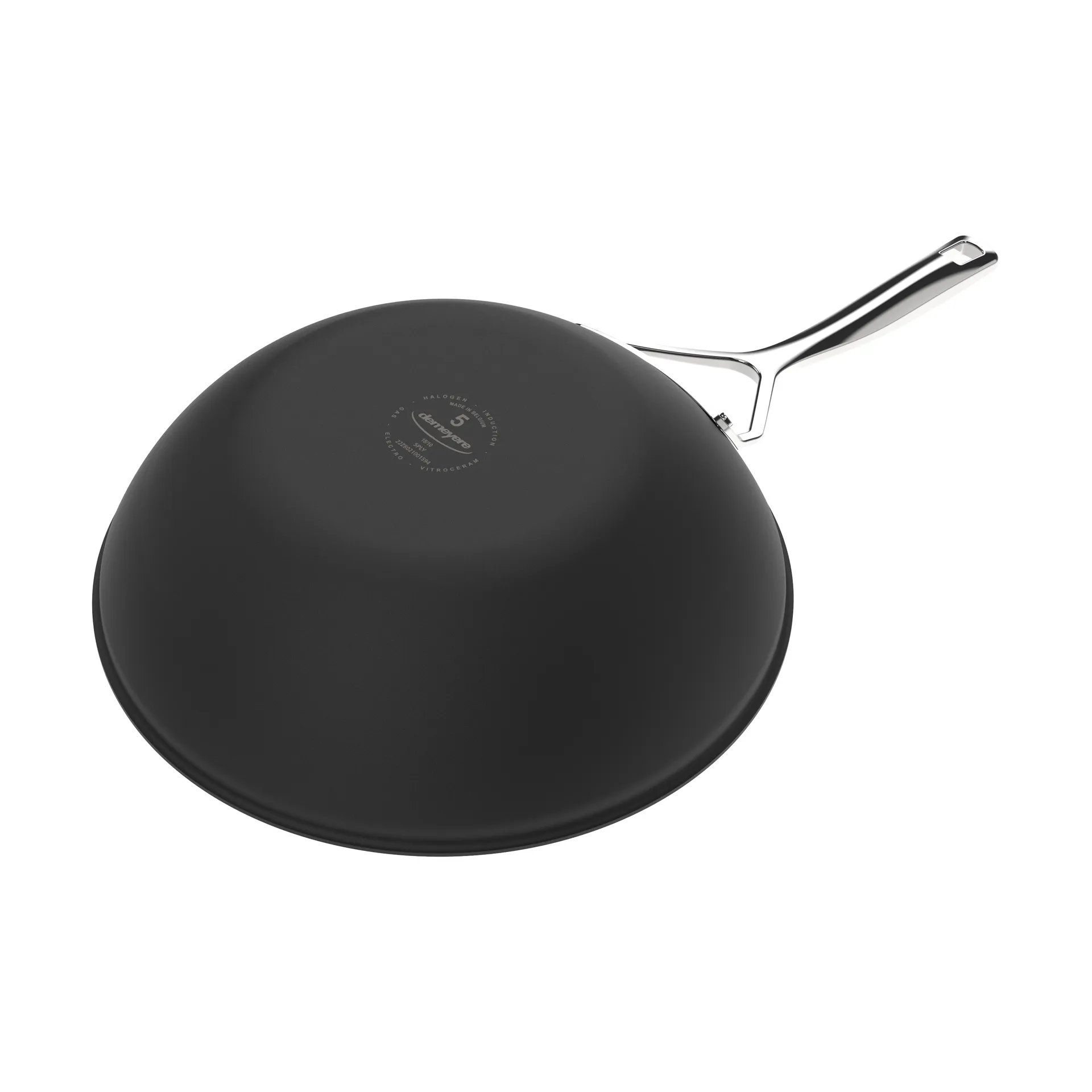 Demeyere Black 5 wokpanna rostfritt stål, Ø30 cm Demeyere