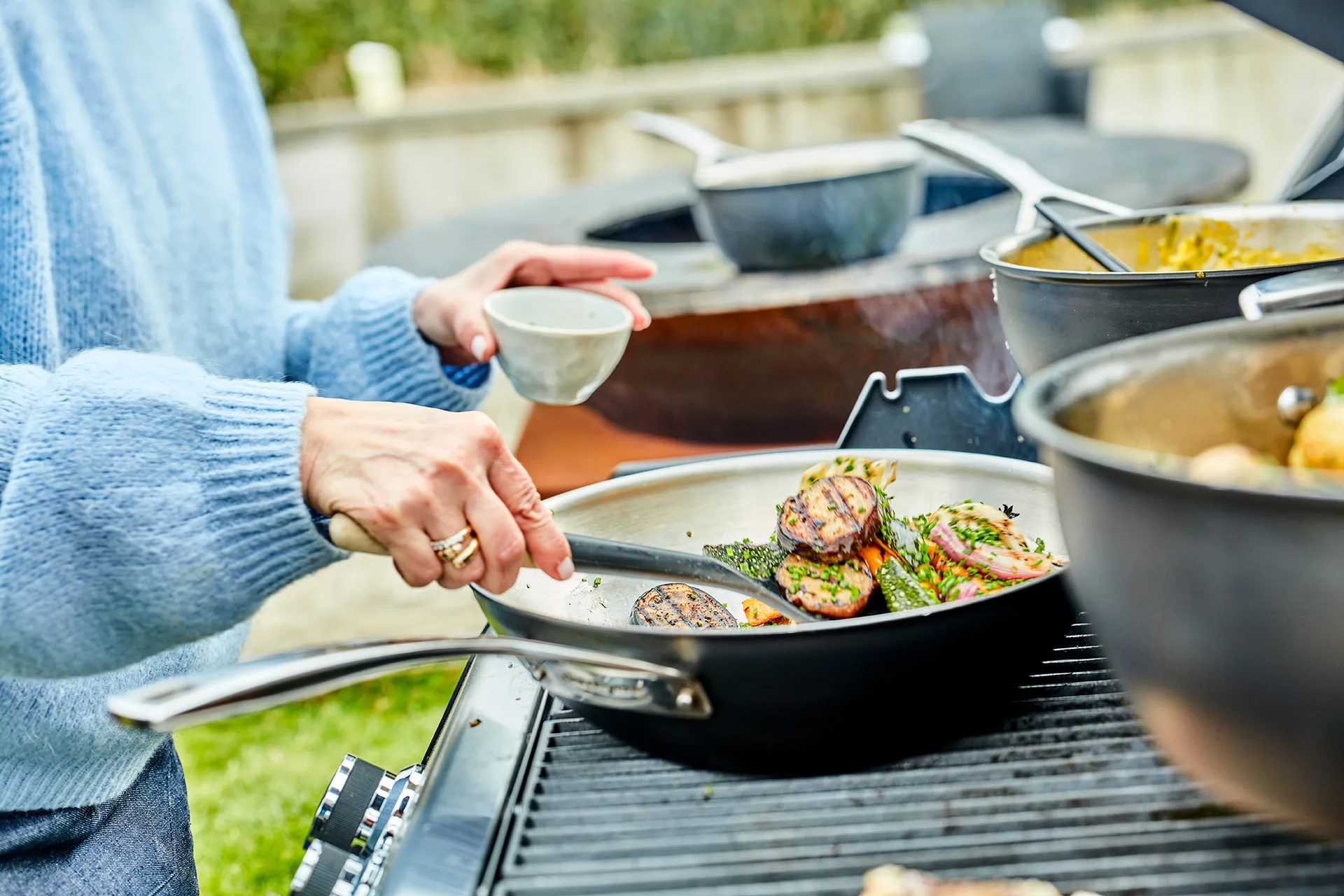 Demeyere Black 5 wokpanna rostfritt stål, Ø30 cm Demeyere