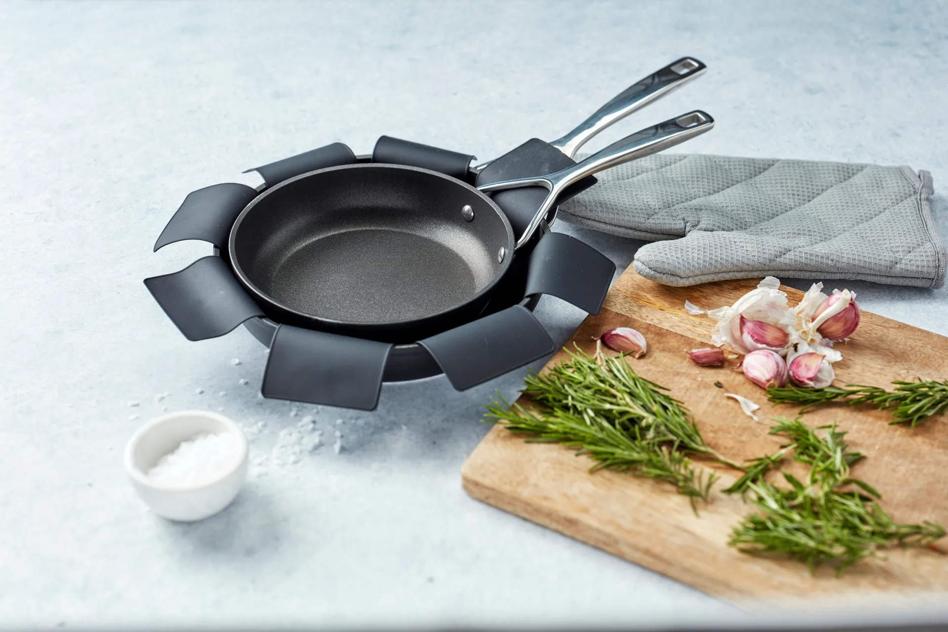 Demeyere stekpanneskydd silikon 2-pack, Ø40 cm Demeyere