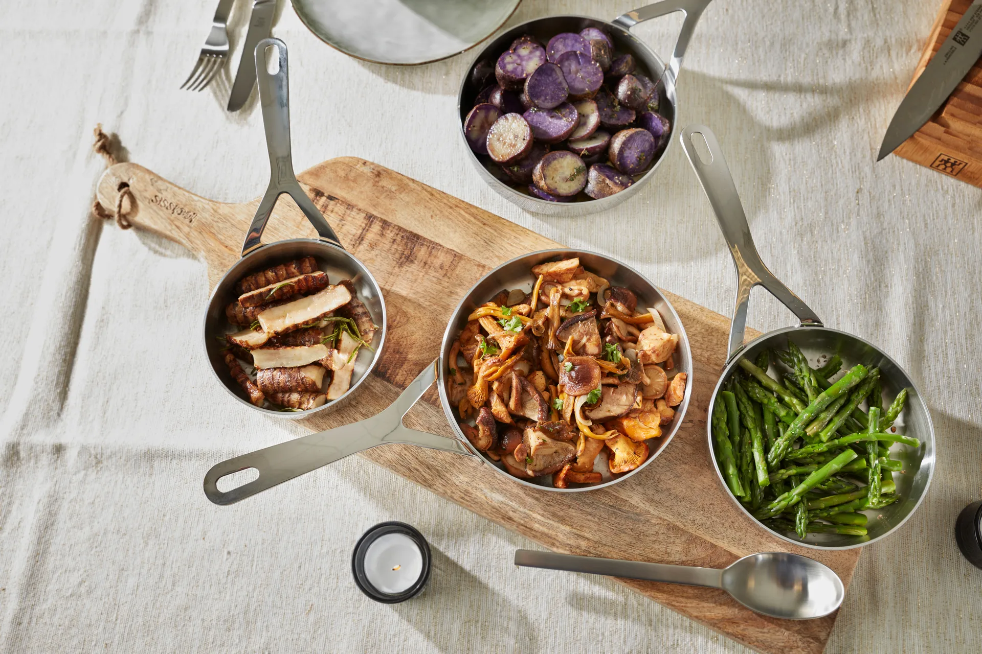 Specialties 3 stekpanna mini rostfritt stål 3-ply, Ø16 cm Demeyere