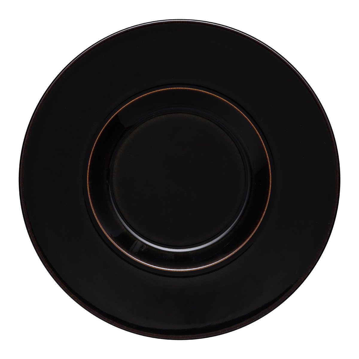 Denby Halo Brew fat till tekopp Svart | Skandinavisk Design | Kaffefat & Tefat | Svart