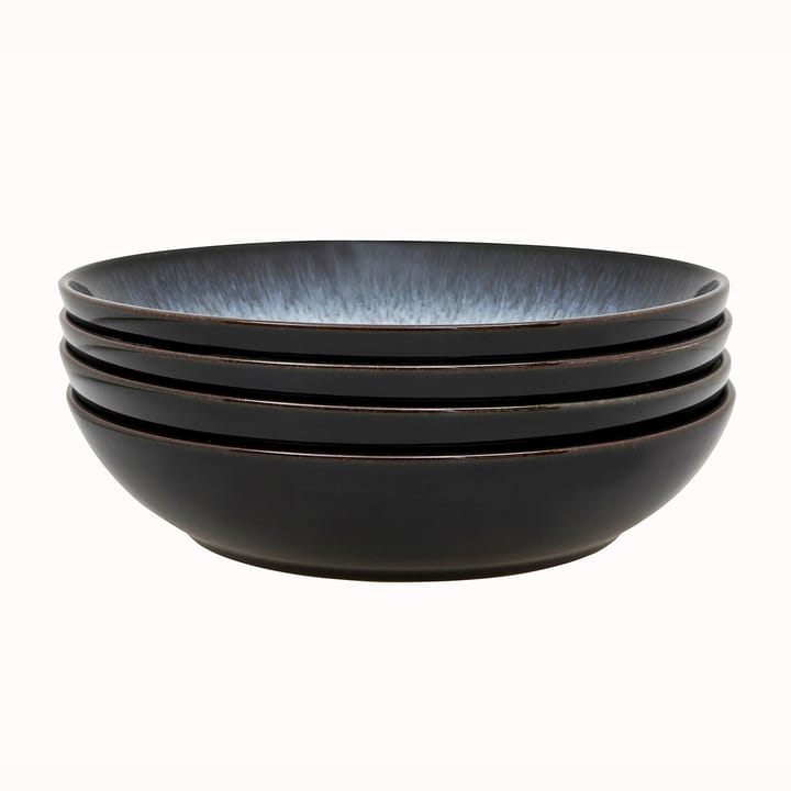 Halo pastaskål 22 cm 4-pack - Blå-grå-svart - Denby