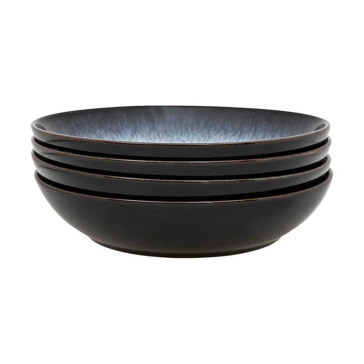 Halo pastaskål 22 cm 4-pack - Blå-grå-svart - Denby