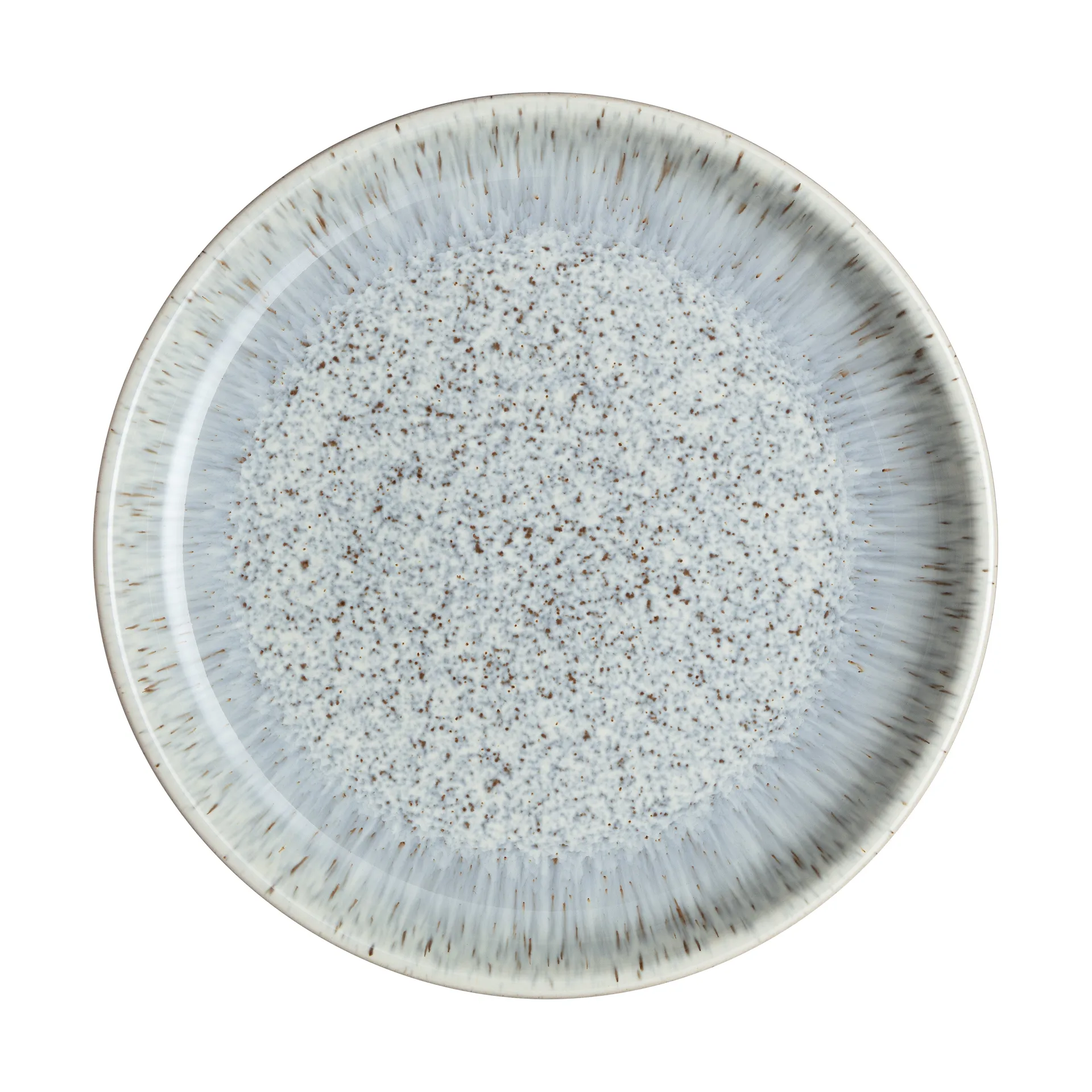 Halo Speckle coupe tallrik 21 cm, Grå-brun Denby