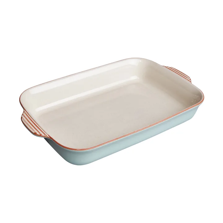 Heritage Pavilion ugnsform - Blå-beige, large, rektangulär - Denby