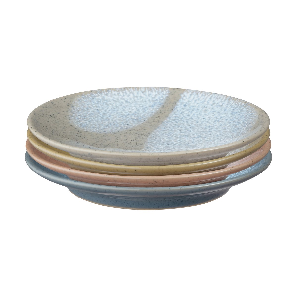 Denby Kiln Accents tallrik S 17 cm 4 delar Multi | Skandinavisk Design | Mattallrikar | Multi