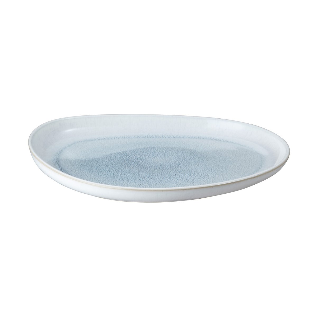 Denby Kiln blue serveringsfat 27x30 cm | Skandinavisk Design | Serveringsfat & Uppläggningsfat | Silverfärgad