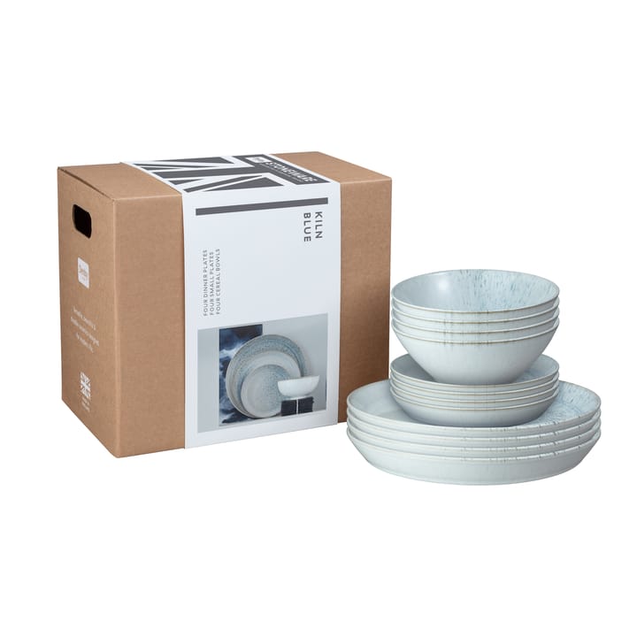 Kiln blue servisset - 12 delar - Denby