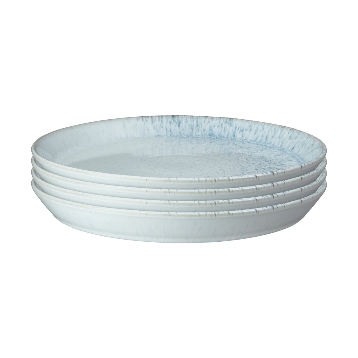 Denby Kiln blue tallrik 4-pack Large, 26 cm | Skandinavisk Design | Mattallrikar | Silverfärgad