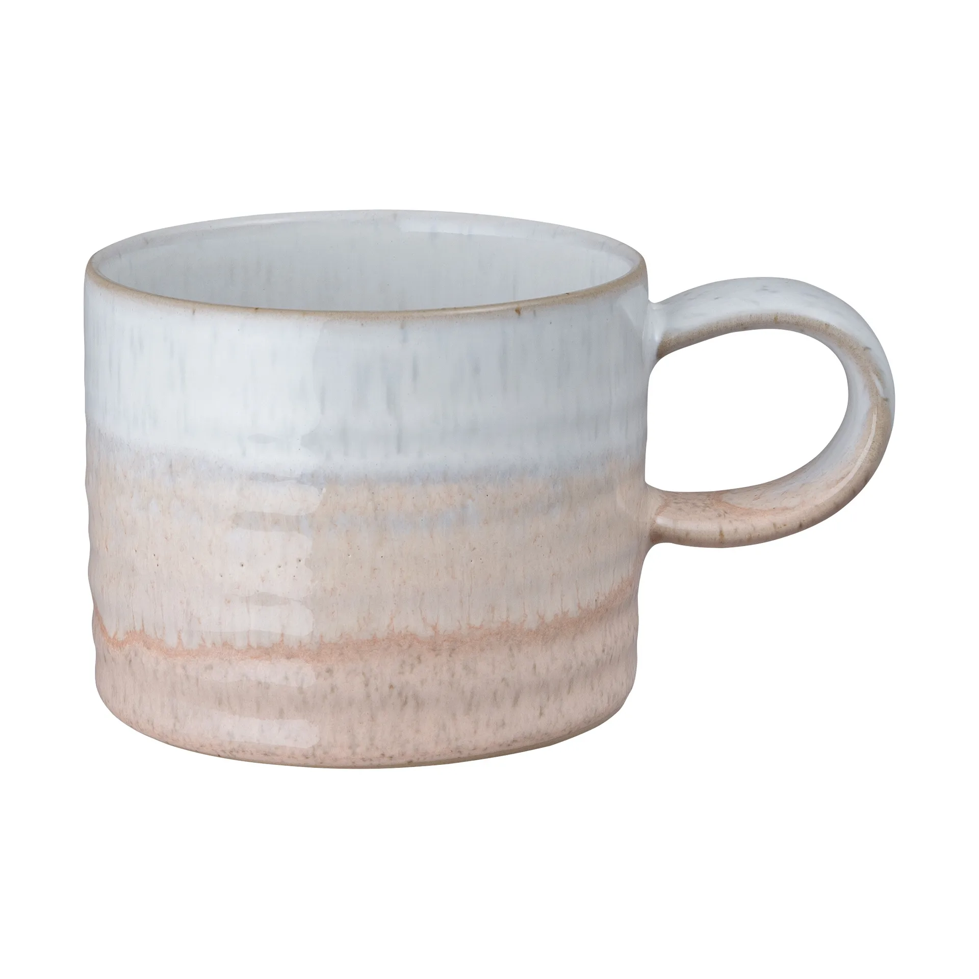 Kiln Coral räfflad mugg, Koral-beige, Ø8,5 cm Denby
