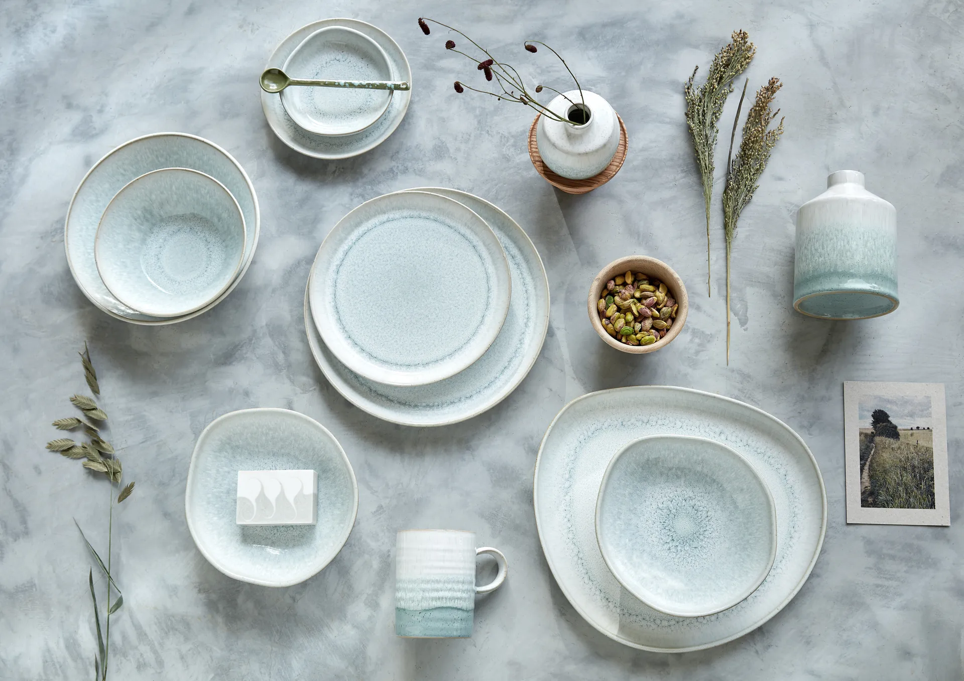 Kiln Green pastaskål 4-pack, Ø22 cm Denby