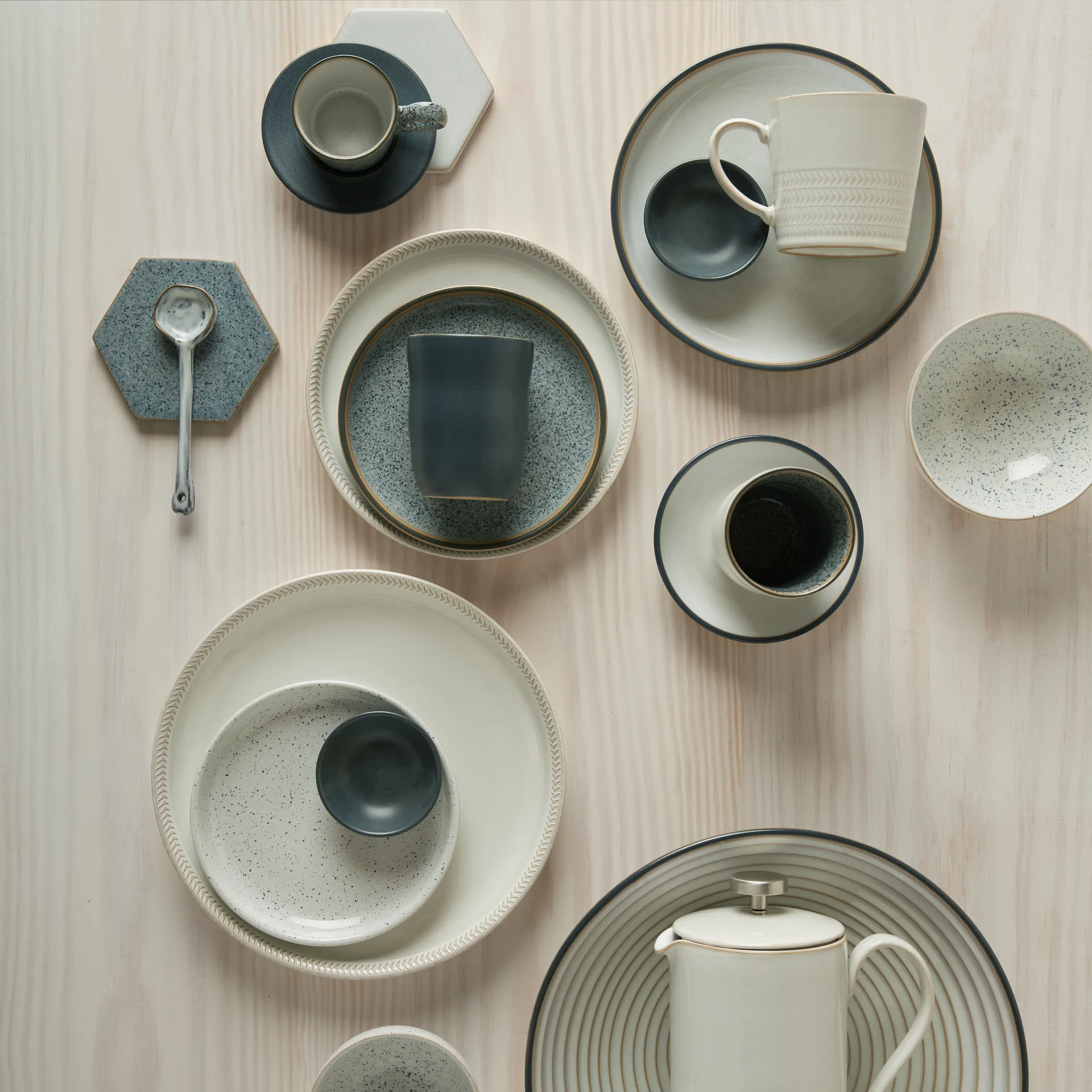 Natural Canvas coupe tallrik 26 cm, Textured Denby