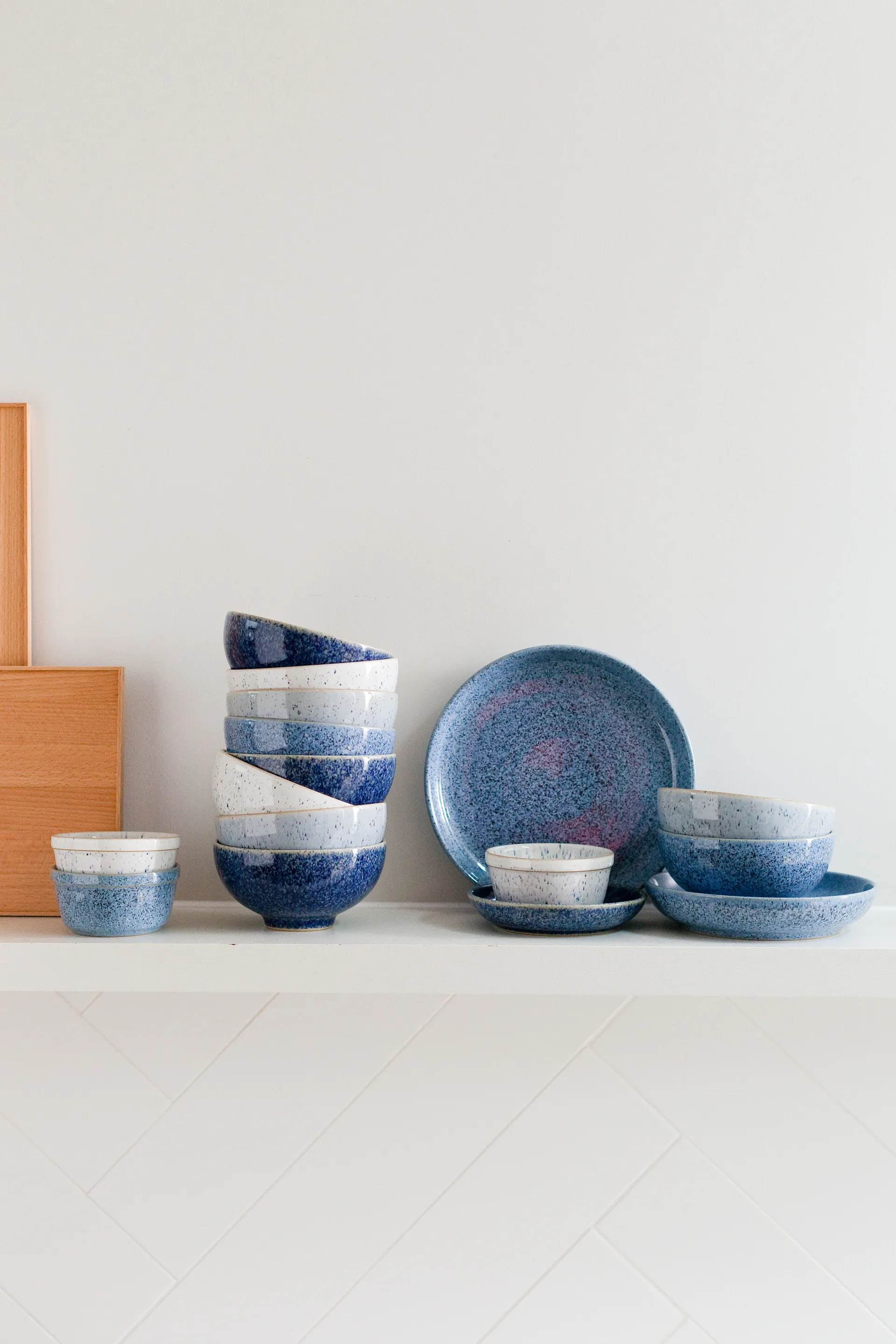 Studio Blue assiett 17 cm, Flint Denby