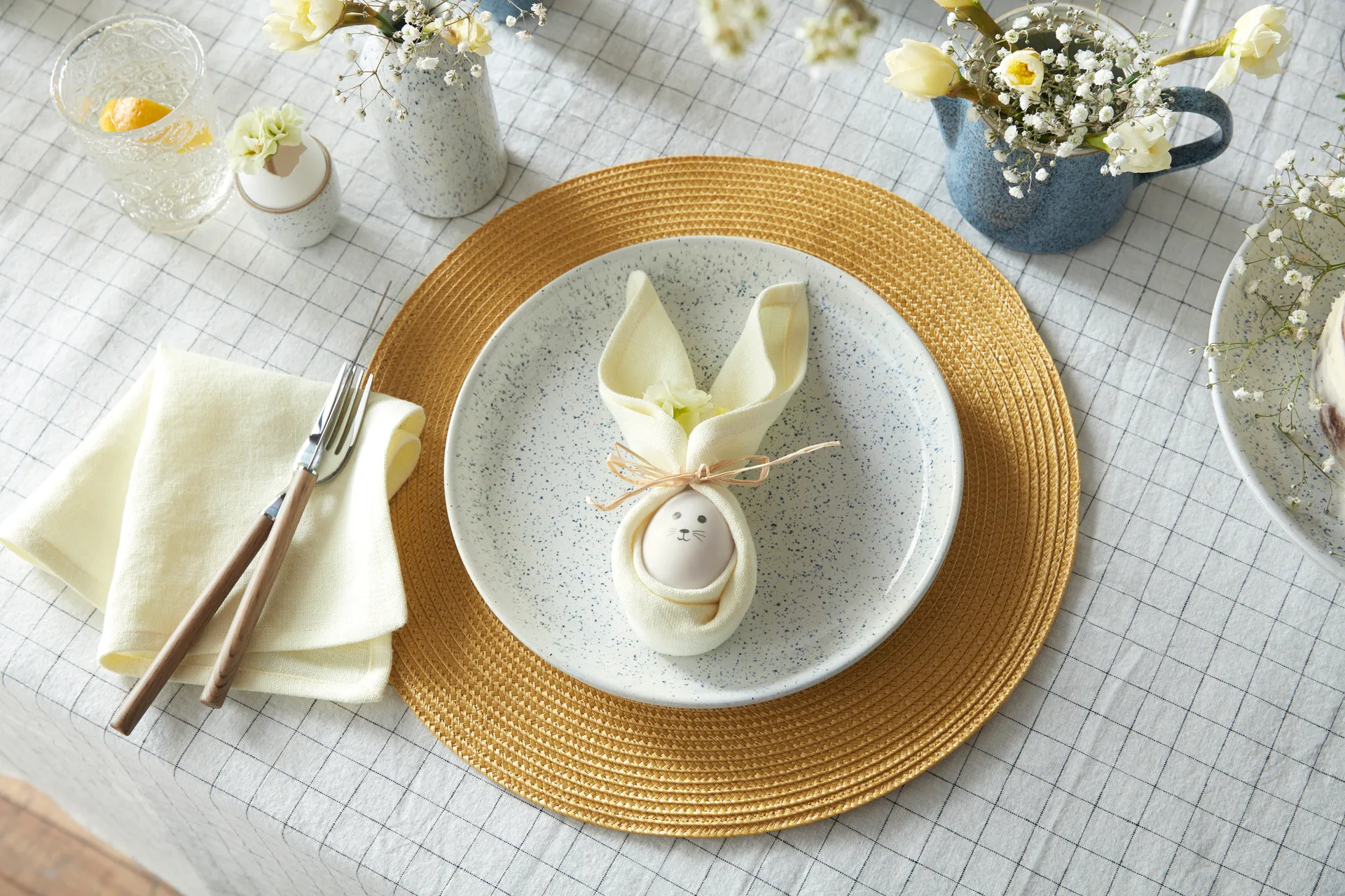 Studio Blue coupe tallrik 21 cm, Chalk Denby