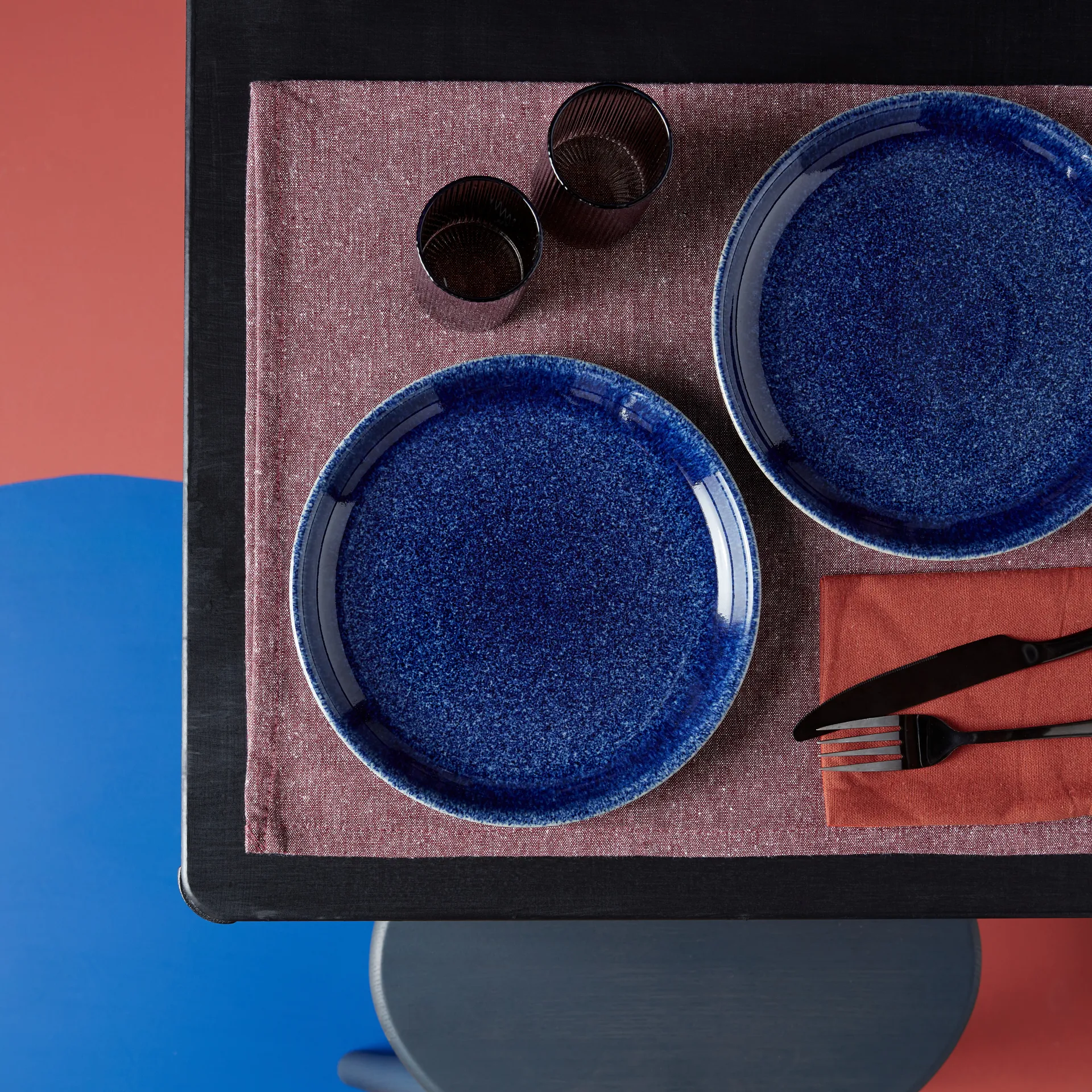 Studio Blue coupe tallrik 26 cm, Cobalt Denby