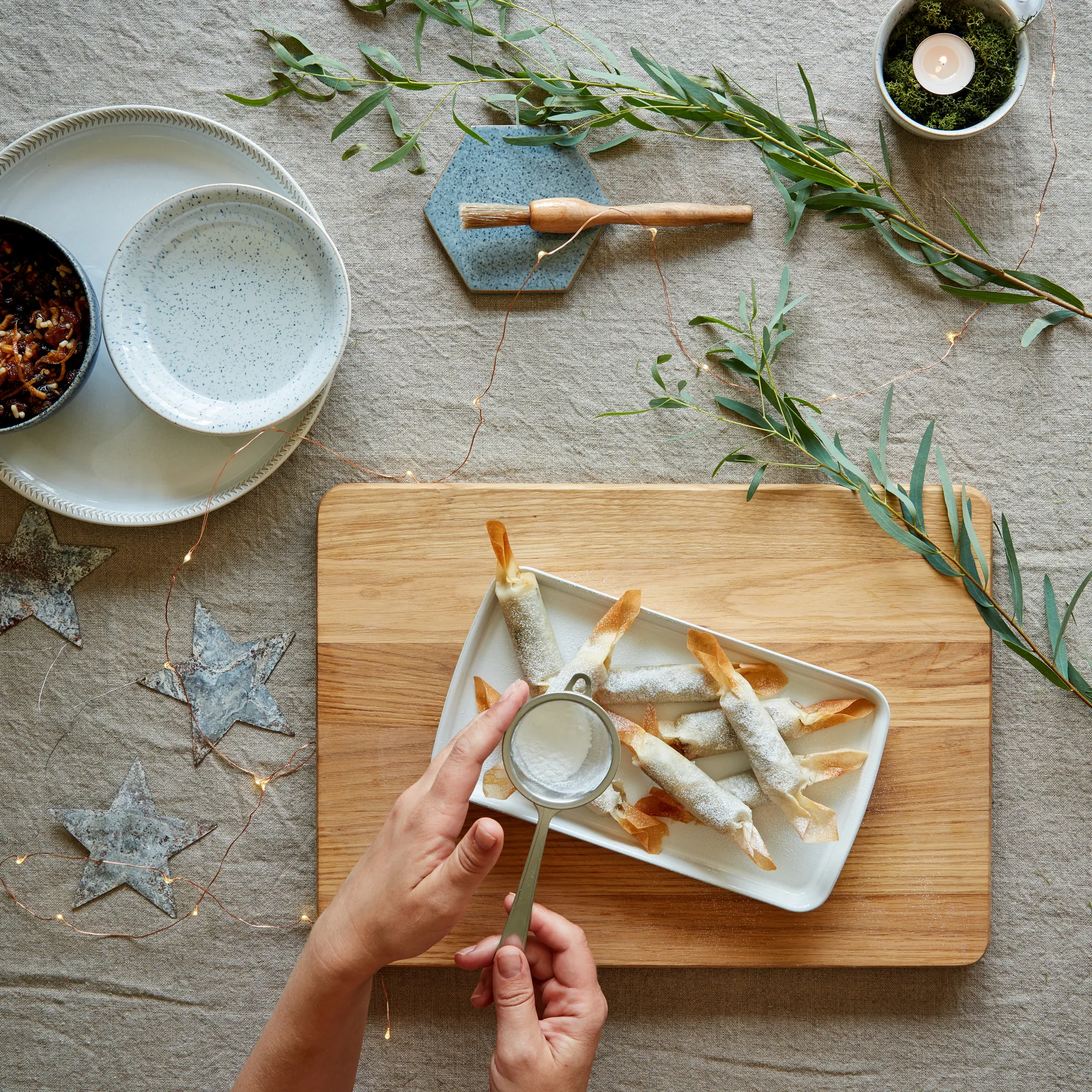 Studio Blue flingskål 17 cm, Chalk Denby
