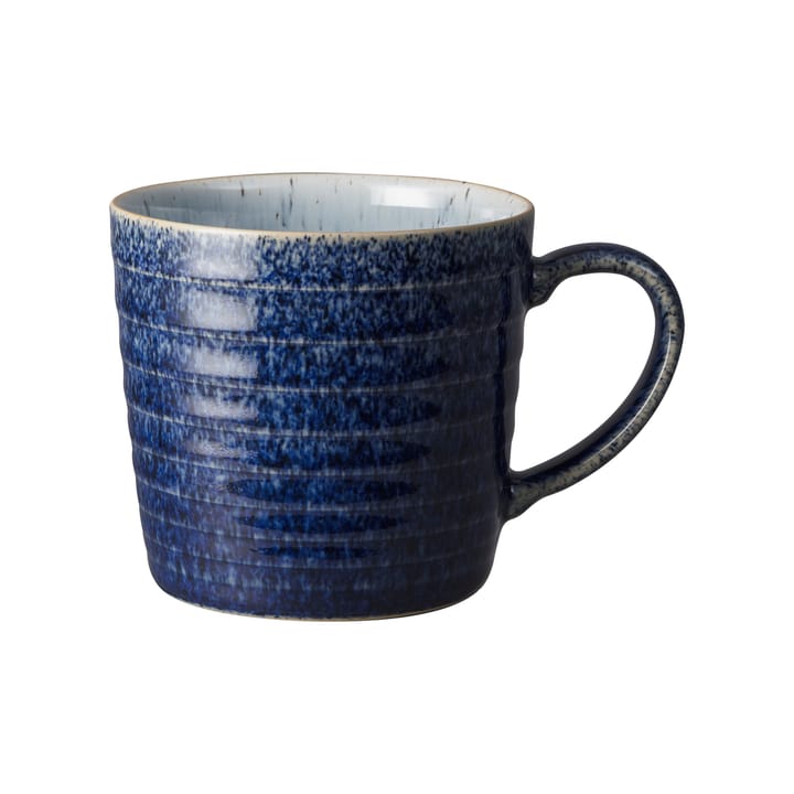 Studio Blue räfflad mugg 40 cl - Cobalt-pebble - Denby