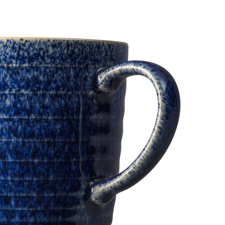 Studio Blue räfflad mugg 40 cl - Cobalt-pebble - Denby