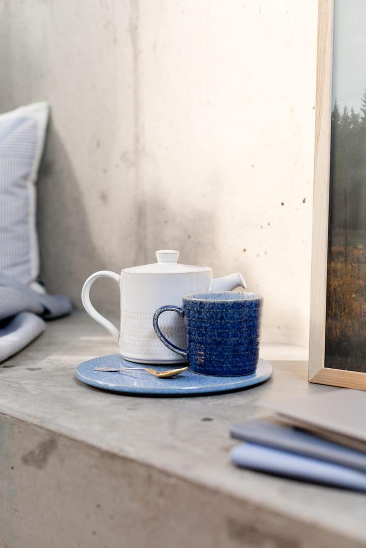 Studio Blue räfflad mugg 40 cl, Cobalt-pebble Denby