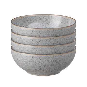 Studio Grey coupe flingskål 17 cm 4-pack - Granite - Denby
