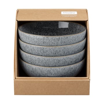 Studio Grey coupe flingskål 17 cm 4-pack - Granite - Denby