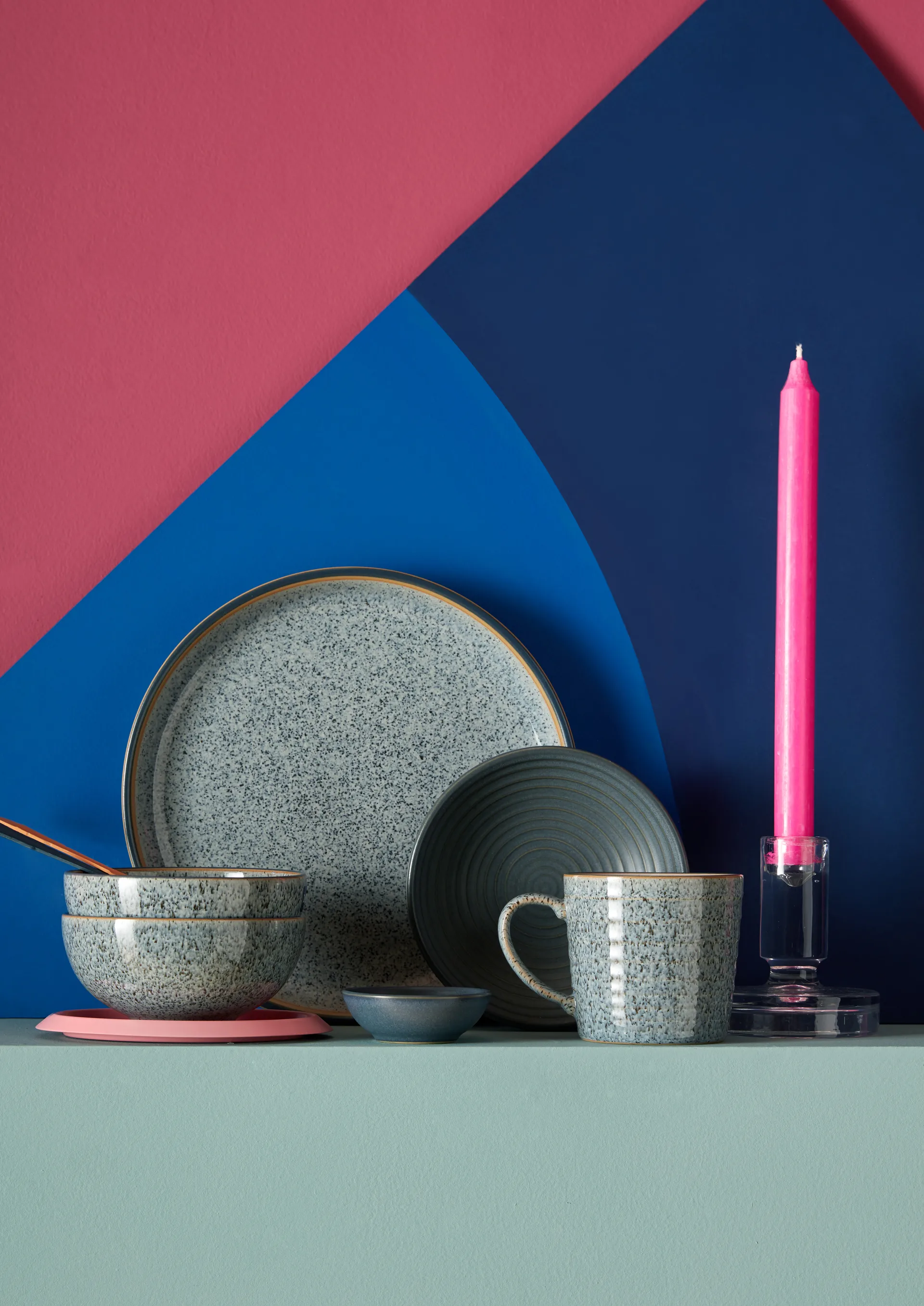 Studio Grey coupe tallrik 26 cm, Granite Denby