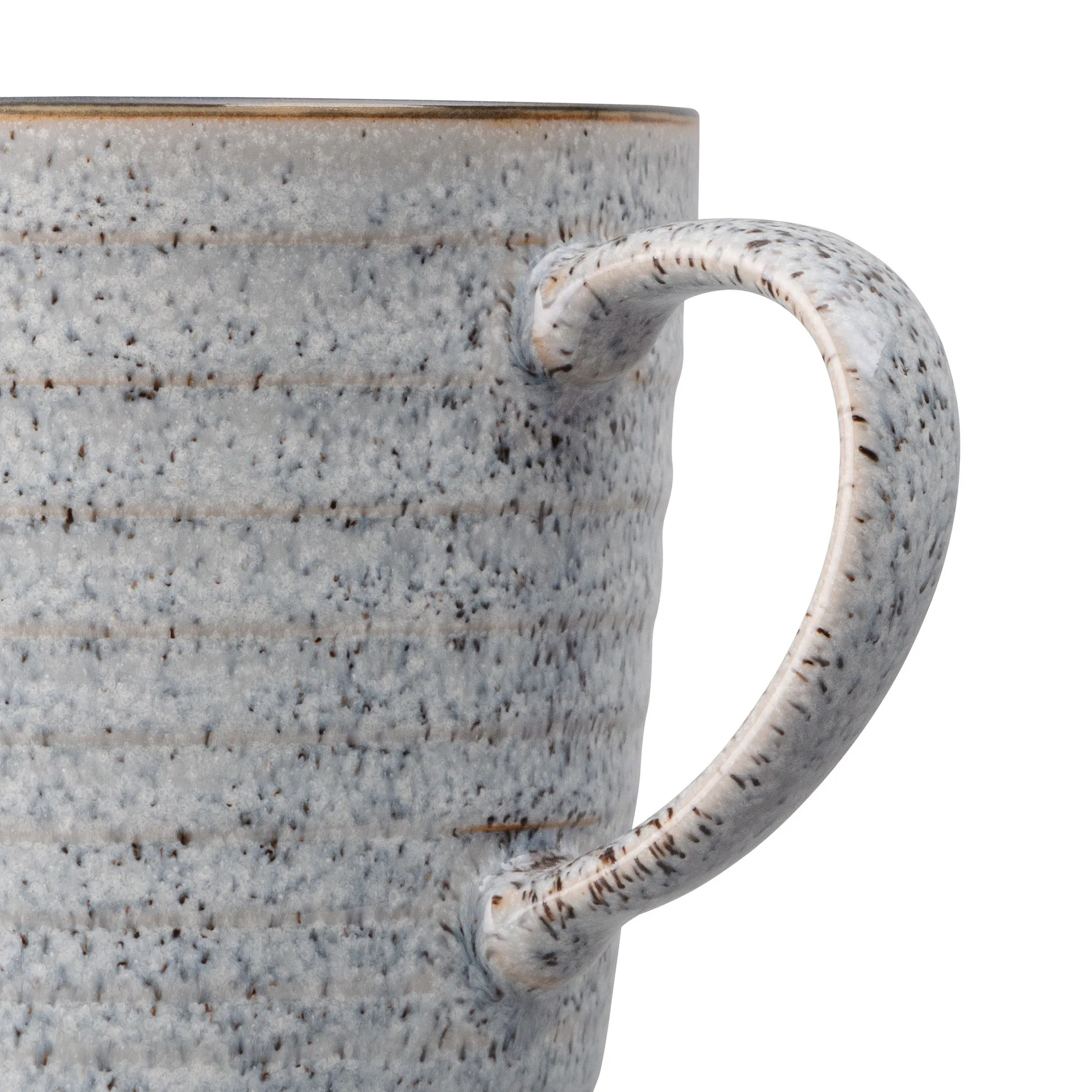 Studio Grey räfflad mugg 40 cl, Granite Denby