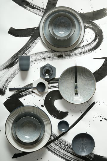 Studio Grey räfflad skål 25,5 cm - Granite - Denby
