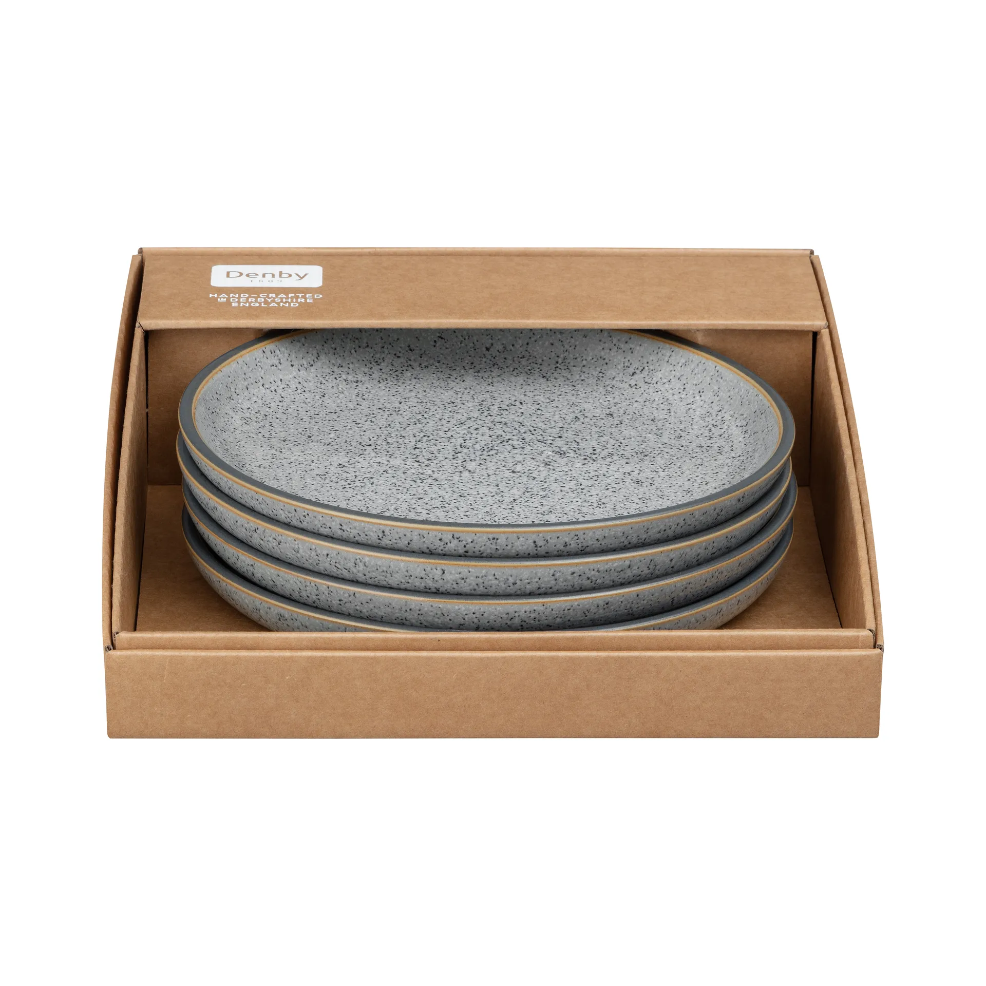 Studio Grey tallrik 21 cm 4-pack, Granite Denby